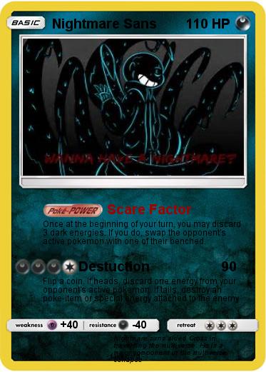 Pokemon Nightmare Sans