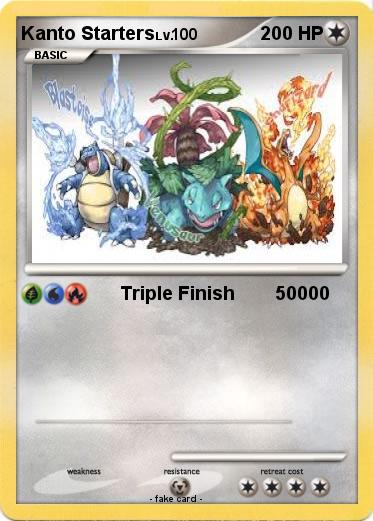 Pokemon Kanto Starters