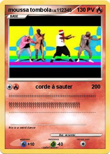 Pokemon moussa tombola