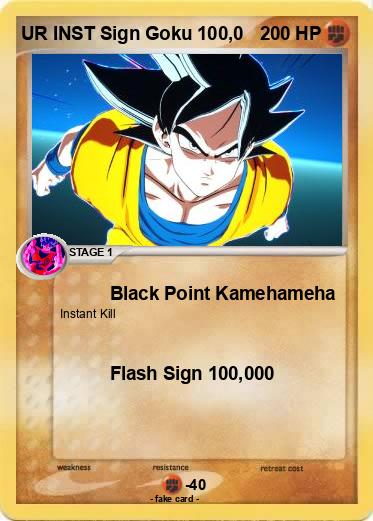Pokemon UR INST Sign Goku 100,0