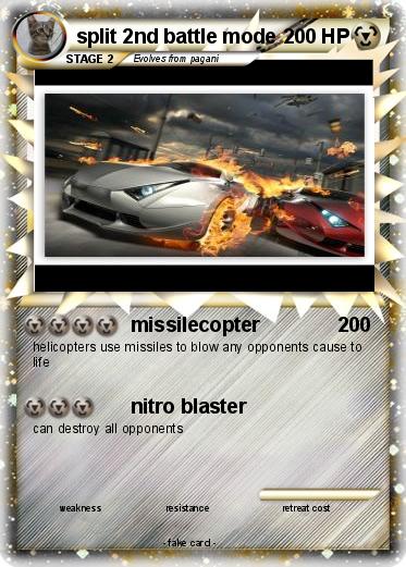 Pokemon split 2nd battle mode