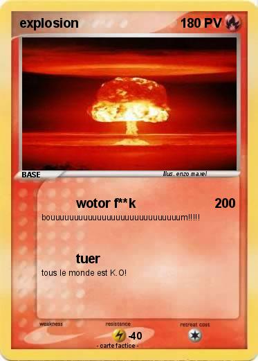 Pokemon explosion