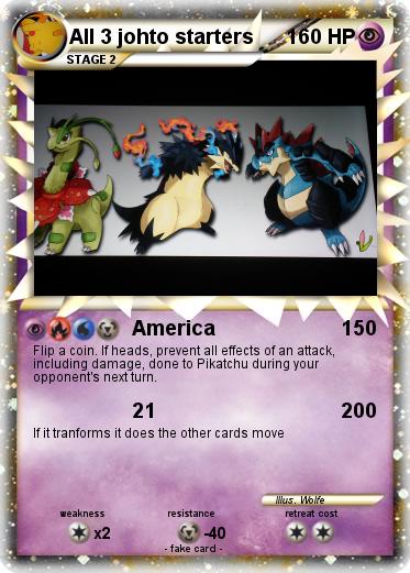 Pokemon All 3 johto starters
