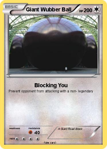 Pokemon Giant Wubber Ball