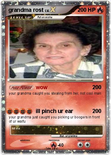 Pokemon grandma rost