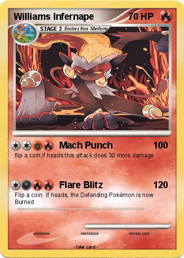 Pokemon Williams Infernape