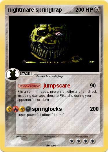 Pokemon nightmare springtrap