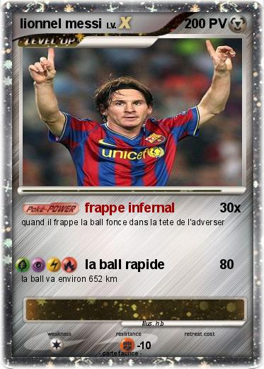Pokemon lionnel messi