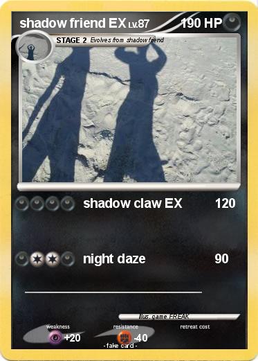 Pokemon shadow friend EX