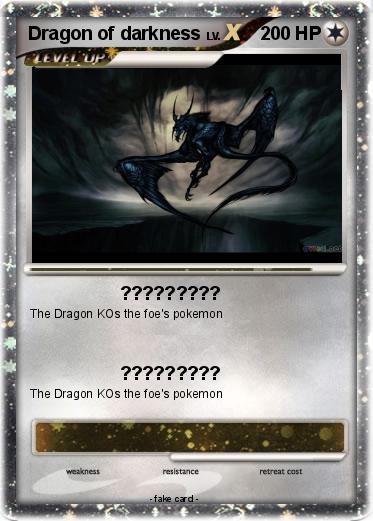 Pokemon Dragon of darkness
