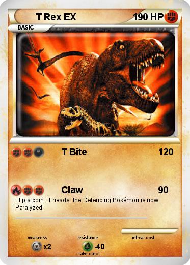Pokemon T Rex EX