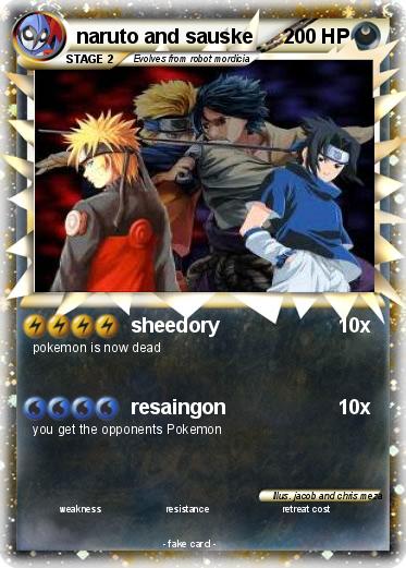 Pokemon naruto and sauske