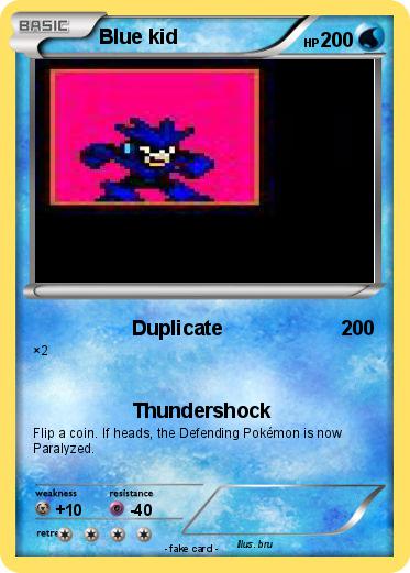 Pokemon Blue kid