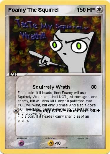 Pokemon Foamy The Squirrel