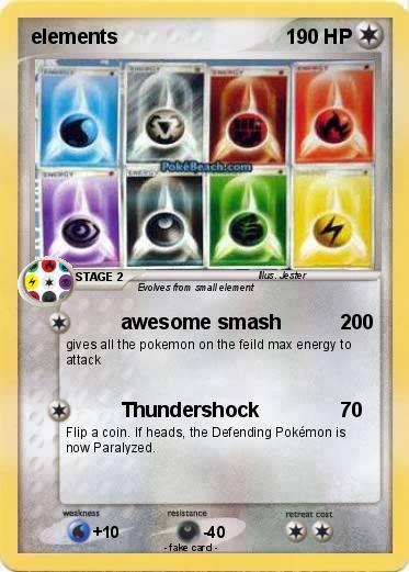 Pokemon elements