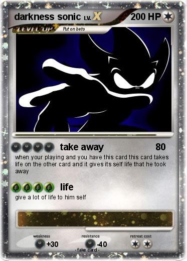 Pokemon darkness sonic