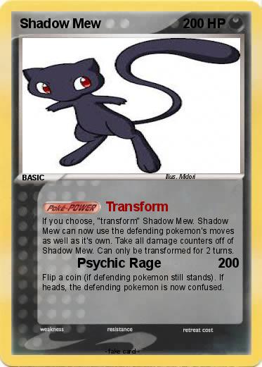 Pokemon Shadow Mew