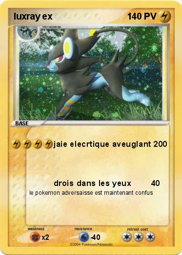 Pokemon luxray ex                            