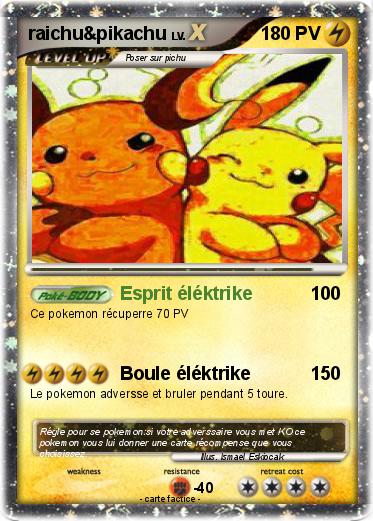 Pokemon raichu&pikachu