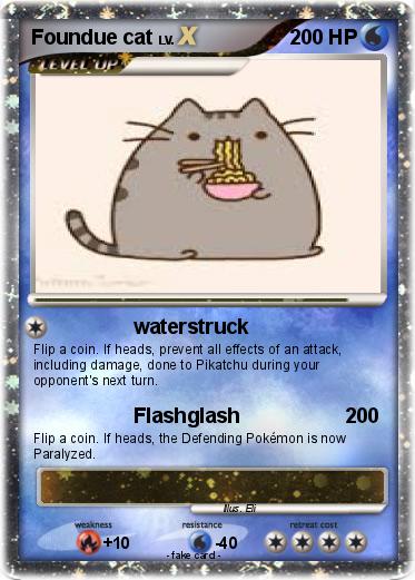Pokemon Foundue cat