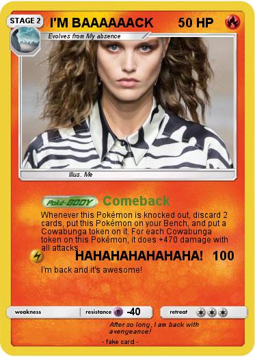 Pokemon I'M BAAAAAACK