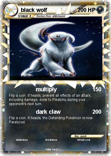 Pokemon black wolf