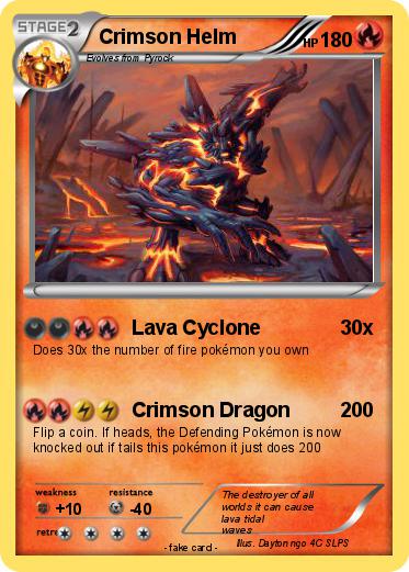 Pokemon Crimson Helm
