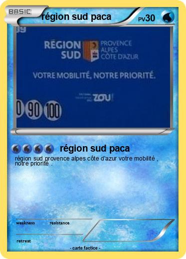 Pokemon région sud paca