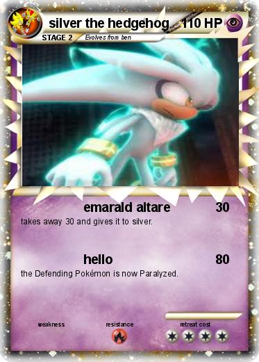 Pokemon silver the hedgehog