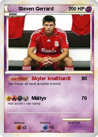 Pokemon Steven Gerrard