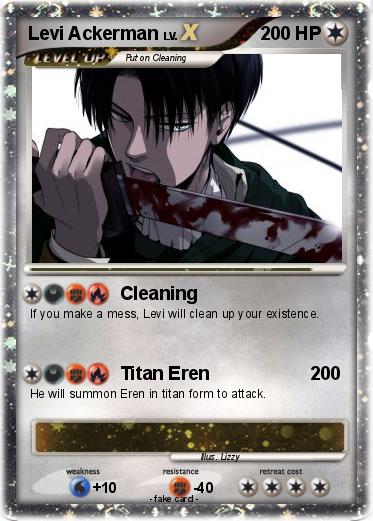 Pokemon Levi Ackerman