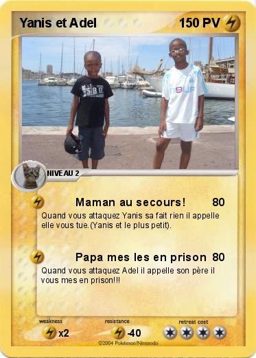 Pokemon Yanis et Adel