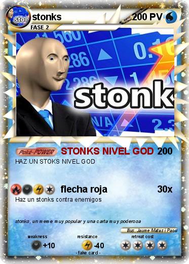 Pokemon stonks