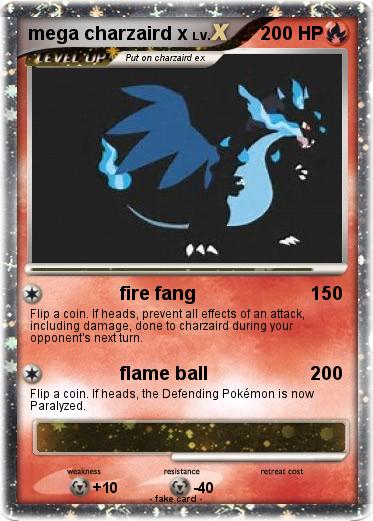 Pokemon mega charzaird x