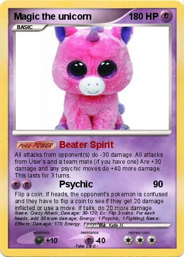 Pokemon Magic the unicorn