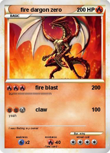 Pokemon fire dargon zero