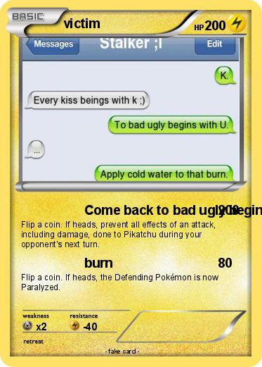 Pokemon victim