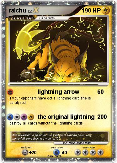 Pokemon raichu