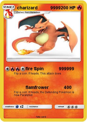 Pokemon charizard           9999