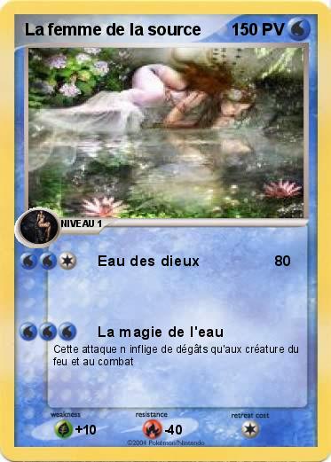 Pokemon La femme de la source