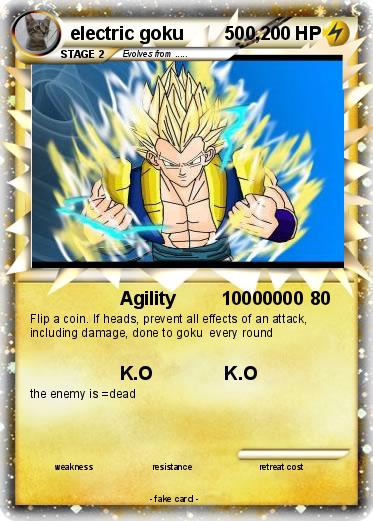Pokemon electric goku        500,