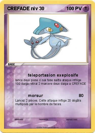 Pokemon CREFADE niv 30