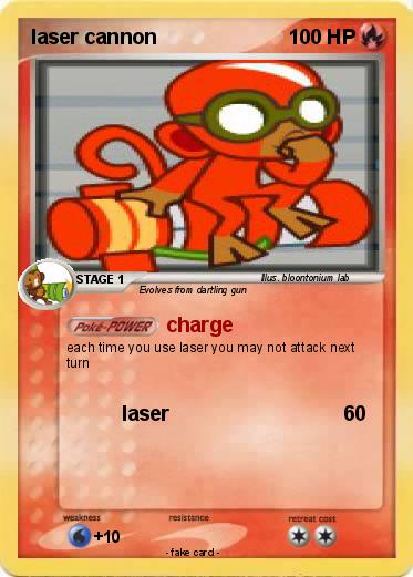 Pokemon laser cannon