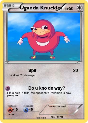 Pokemon Uganda Knuckles