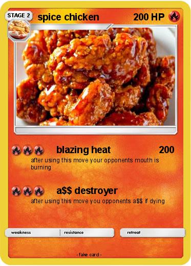 Pokemon spice chicken