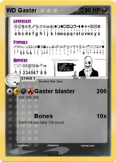 Pokemon WD Gaster