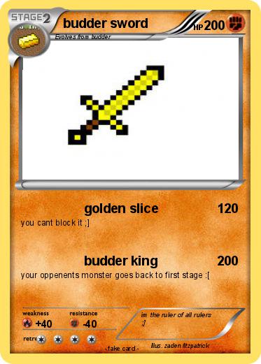 Pokemon budder sword