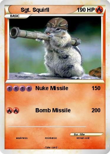 Pokemon Sgt. Squirll