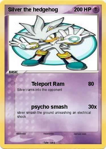 Pokemon Silver the hedgehog