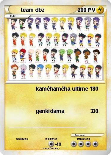 Pokemon team dbz